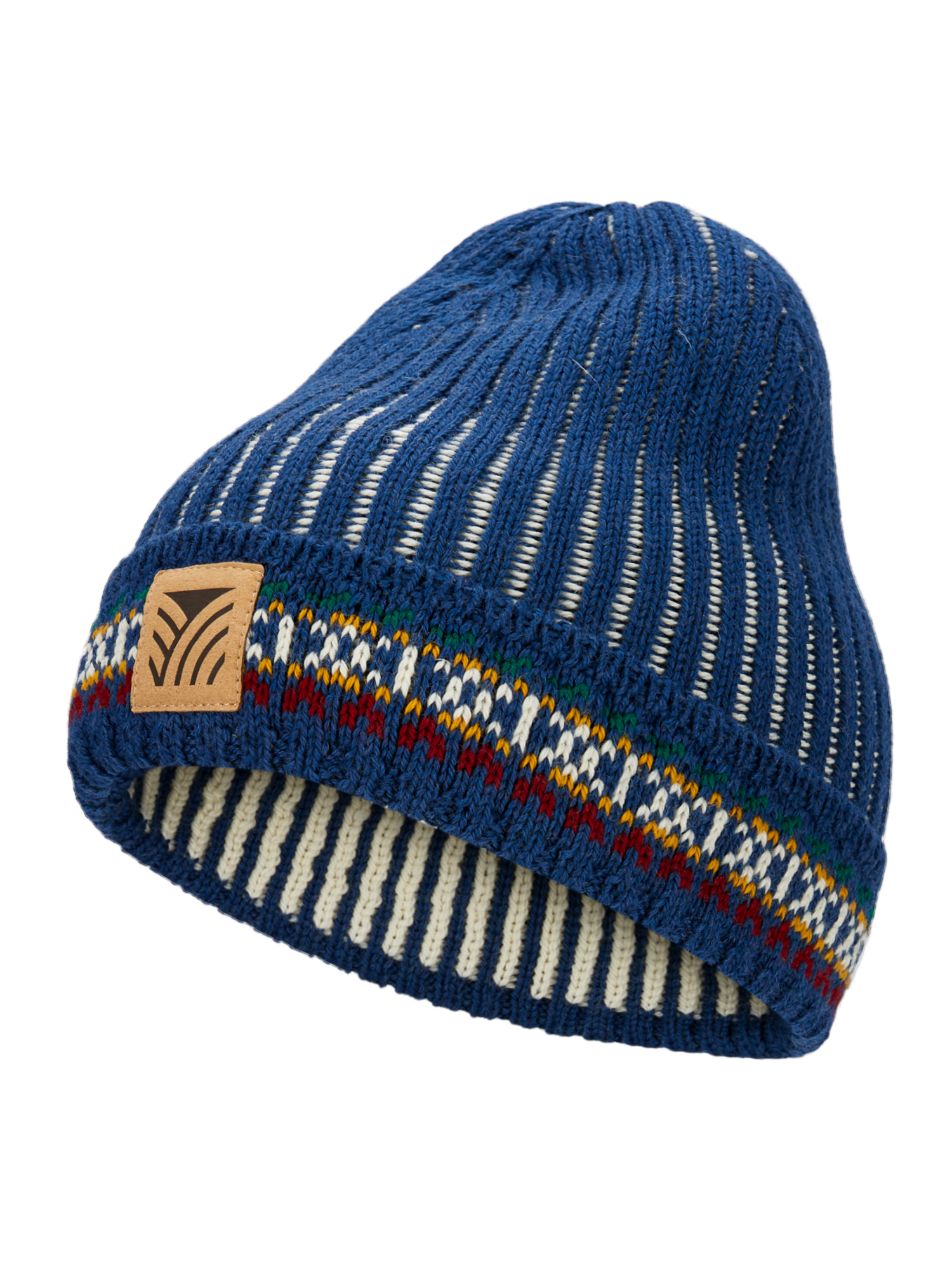 1994 Lillehammer Hat Indigo Offwhite Mustard