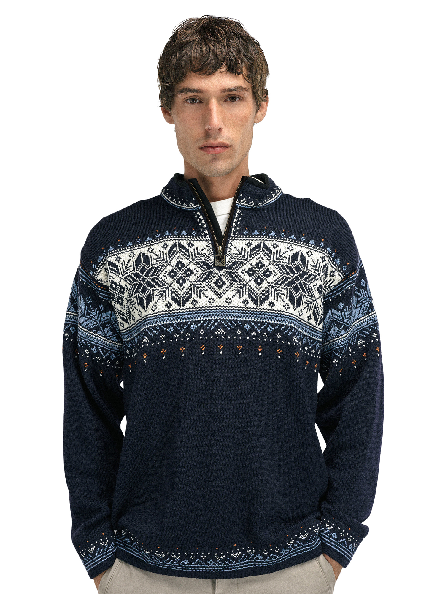 Blyfjell Men's Knit Sweater navy