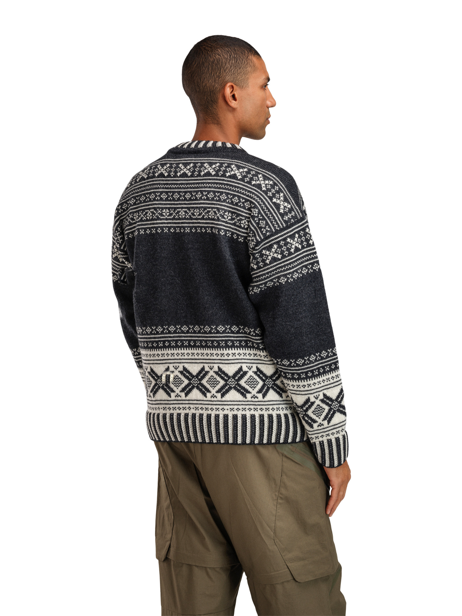 Torridal Men's Sweater Darkcharcoal Offwhite